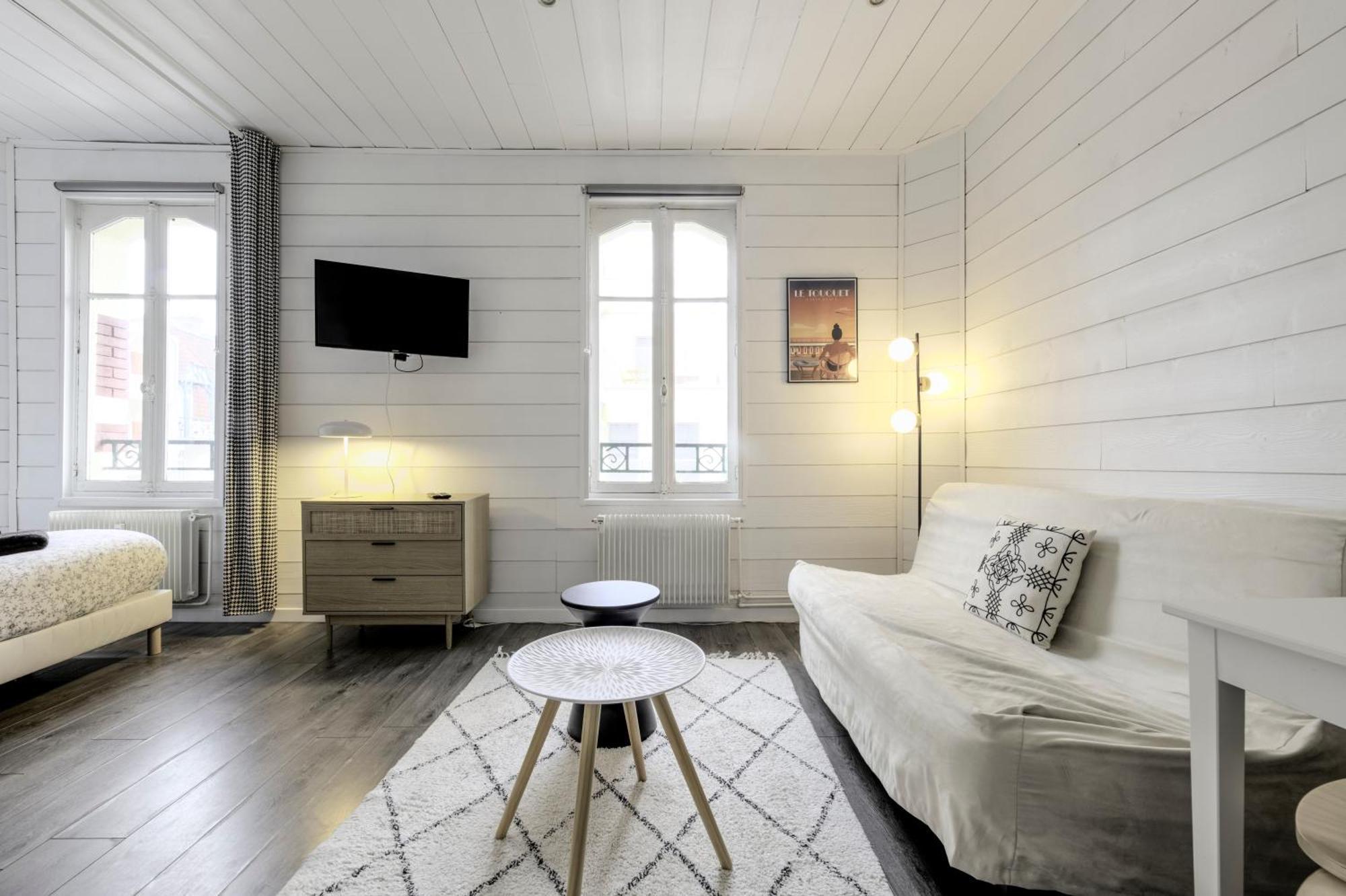 Joli Studio Plein Centre Proche Plage Avec Wi-Fi 勒图凯－巴黎普拉日 外观 照片